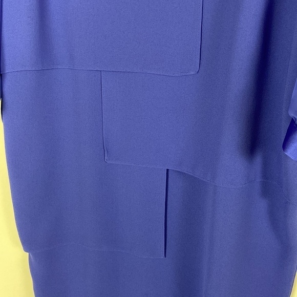 Vintage Ursula of Switzerland Layered Long Sleeve Satin Trim Evening Dress - Picture 12 of 16